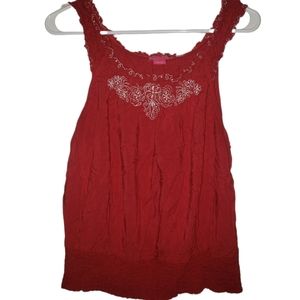 Sunny Leig Embroidered Tank Top